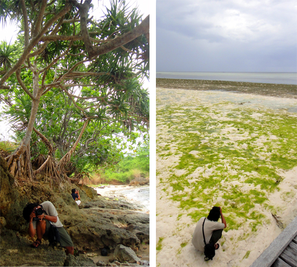 Hunting: Pantai Baloiya (kiri);Pantai Appatanah (kanan)