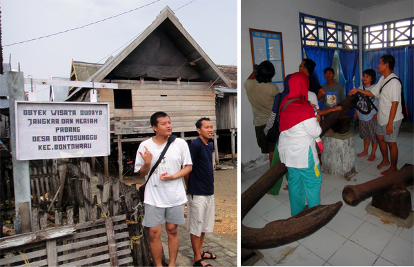 Meriam dan Jangkar Padang