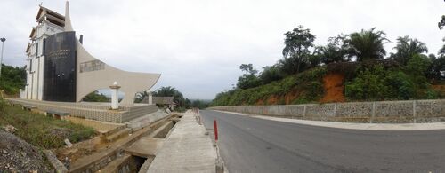 Tugu Perbatasan Jambi Pekanbaru