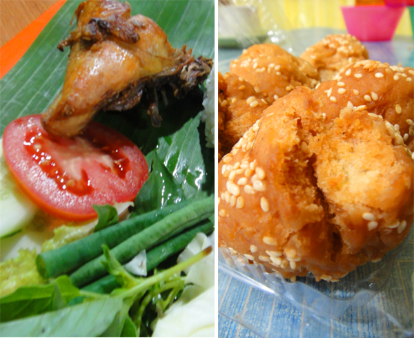 Pecel Ayam VS Roti Ketawa Pecel Ayam VS Roti Ketawa