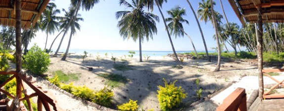 pemandangan dari balkon