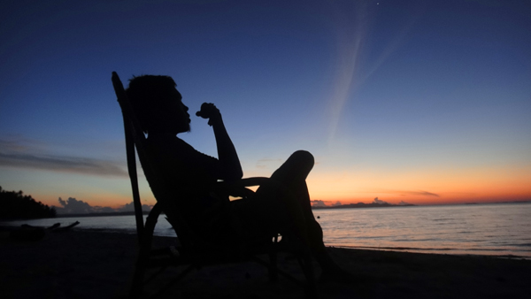 Oki di pantai
