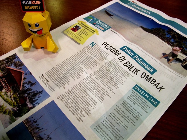 Tulisan "Pulau Palambak, Pesona di Balik Ombak" masuk koran Media Indonesia Tulisan "Pulau Palambak, Pesona di Balik Ombak" masuk koran Media Indonesia