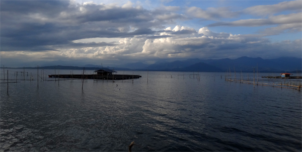 keramba di Danau Kerinci