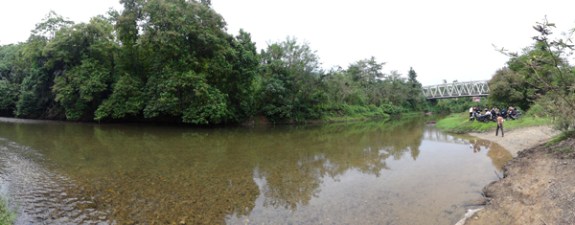 sungai sebelum masuk Bengkunat