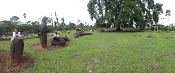 Pohon Besar di Tengah Kompleks SItus