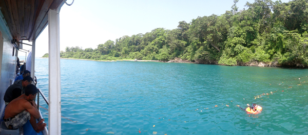 snorkling di Lagun Cabe