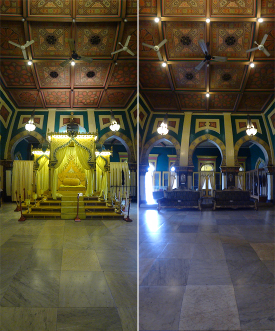 interior balaiurang - keindahan lukisan langit-langit