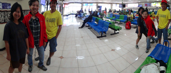 Montase kembar dengan teknik sweep fotografi