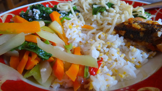 Nasi jagung kuliner khas Flores