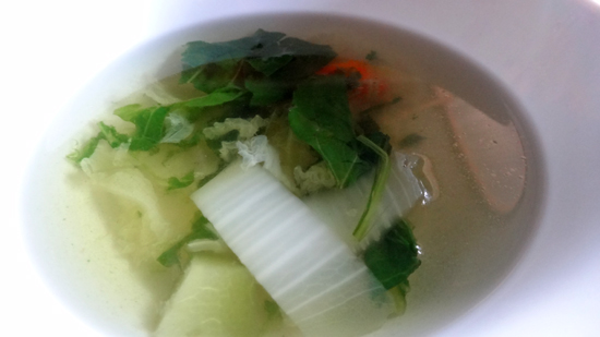 Sawi Putih  selalu setia hadir dalam menu