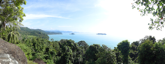 puncak gunung padang