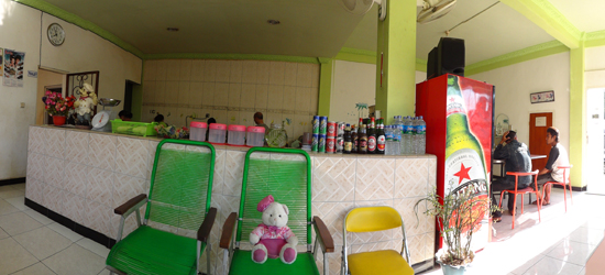 dapur hotel nuansa hijau