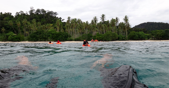 melihat keindahan bawah laut Kapo-Kapo