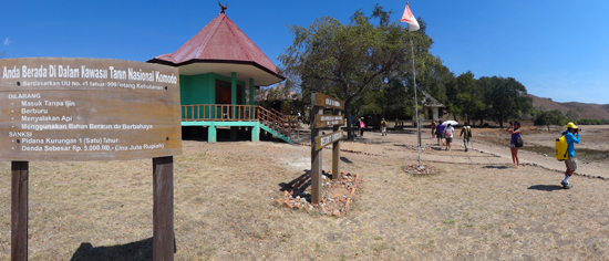 zone inti Taman Nasional Komodo Pulau Rinca