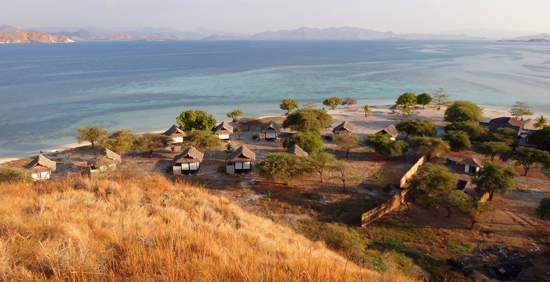 cottage dari atas bukit