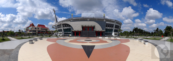 Amazing Cloud | Sport Center Pekanbaru | SONY DSC-TX10