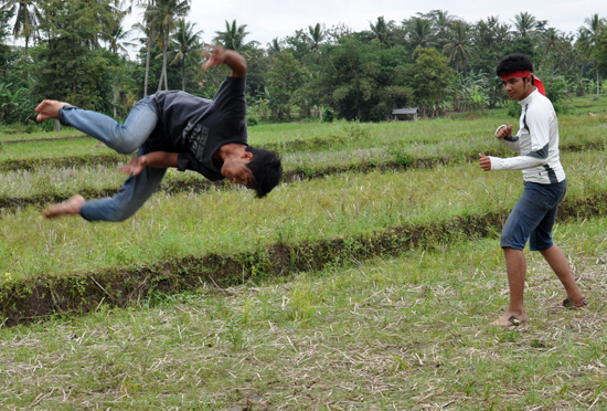 capoera hadir dalam salah satu scene