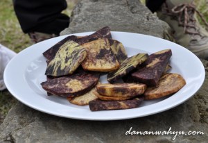 Ubi Ungu asal lembah Baliem