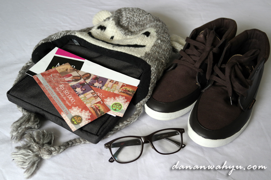 Sepatu baru untuk jalan-jalan 