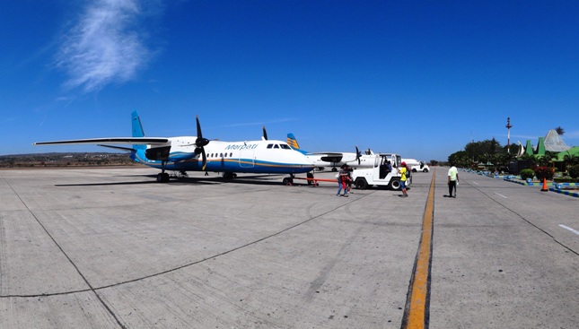 Merpati di bandara El Tari Kupang (dok.pribadi)