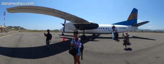 Merpati Air di Bandara Komodo , Labuan Bajo