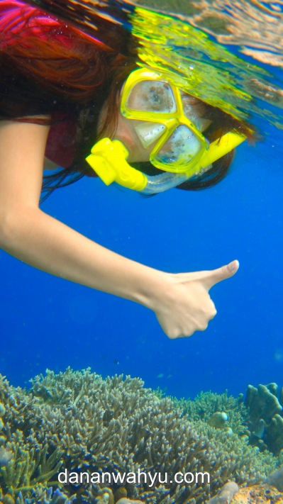 Oke SIp! Snorkeling emang asyik!