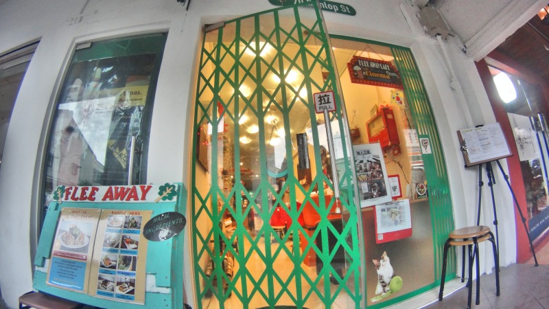 Flee Away Cafe di Jalan Dunlop 70, Little India