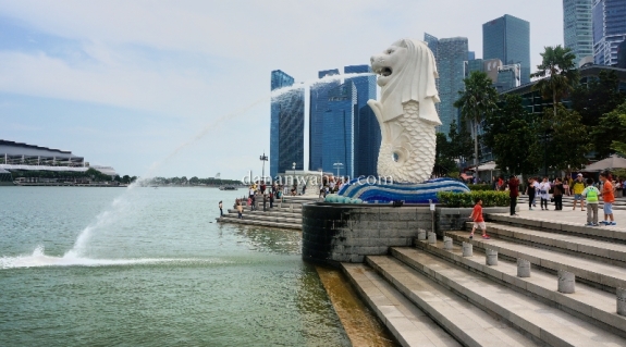 Merlion ikon Singapura