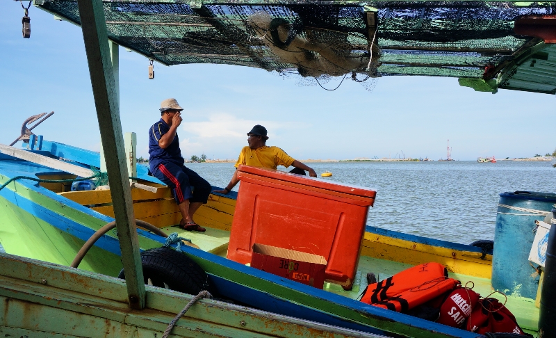 berangakat dari jeti Duyong Marina & Resort di sungai Terengganu