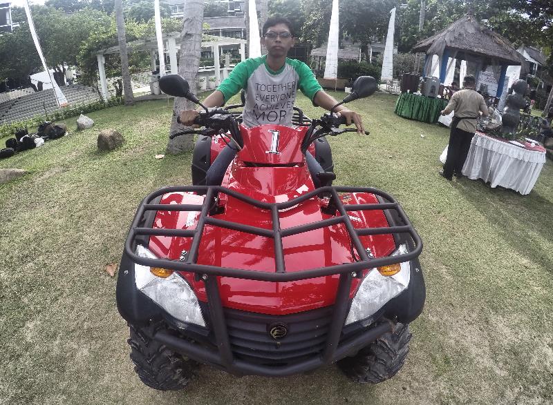ATV, salah satu aktvitas outdoor di Turi Beach
