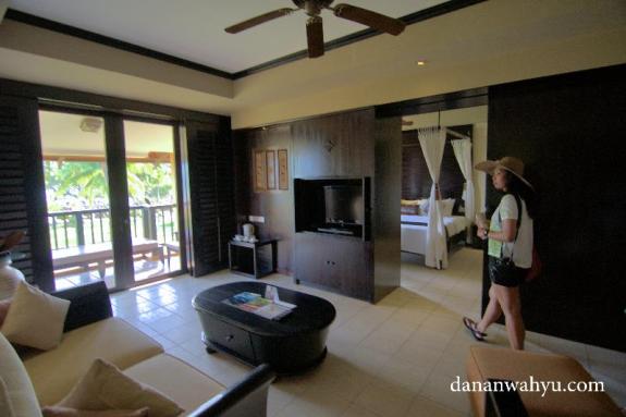 ruang tamu deluxe premier room