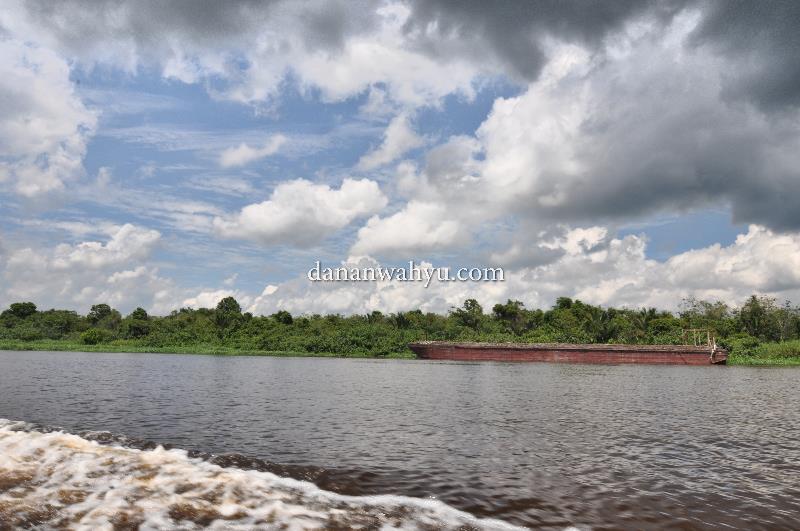 pemandangan di Sungai Kampar