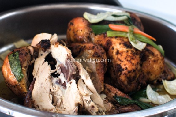 Corn Fed Roast Chicken, tingkat kematangan pas banget