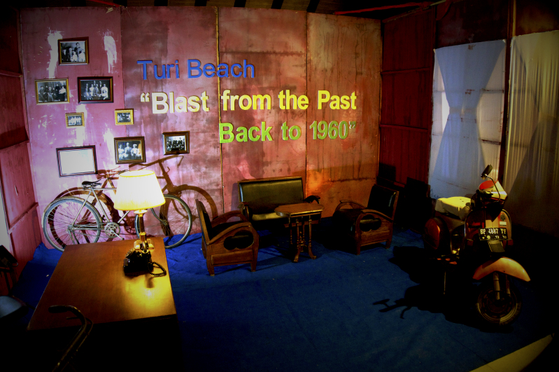 Photo booth siap untuk berpose