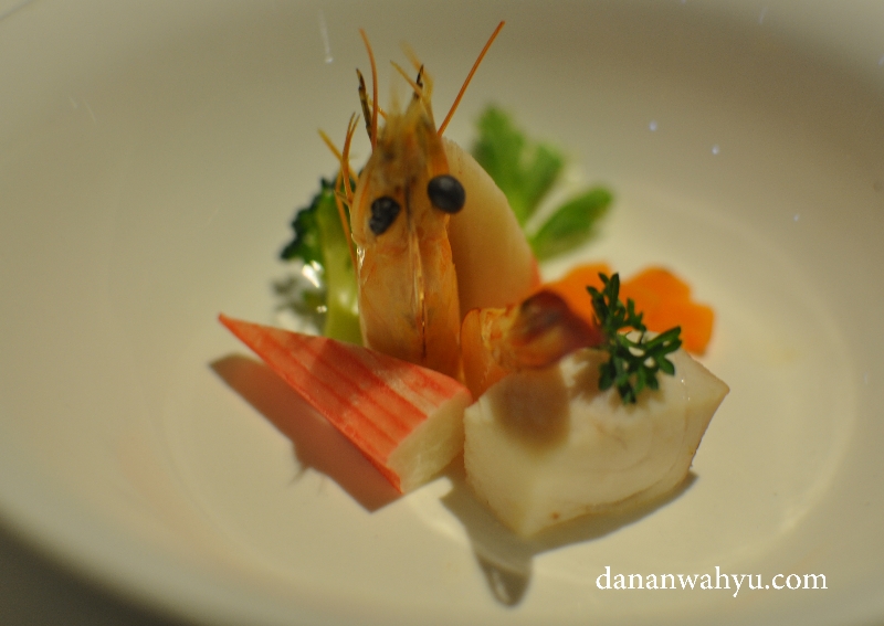 Manhattan Seafood Chowder - sebelum soup krim dituangkan 