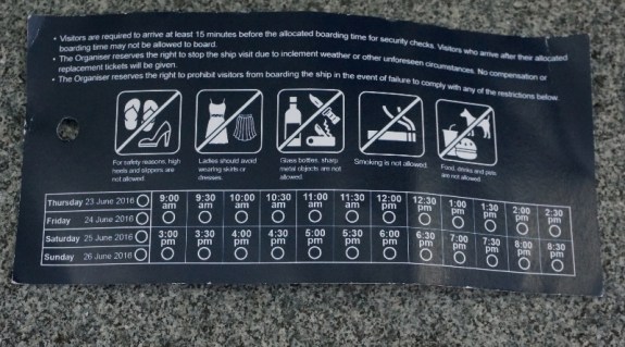 jam berkunjung kapal dan larangannya