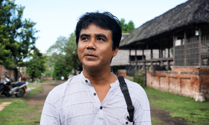 Ketut Sudiasdika , ketua adat desa Tenganan