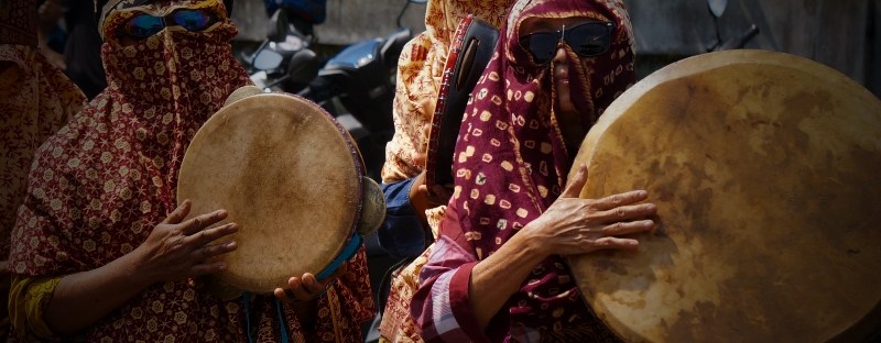 pesta topeng sekura lampung barat