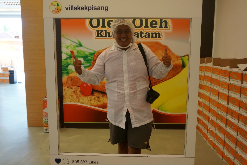 ada tempat selvie juga di outletnya 
