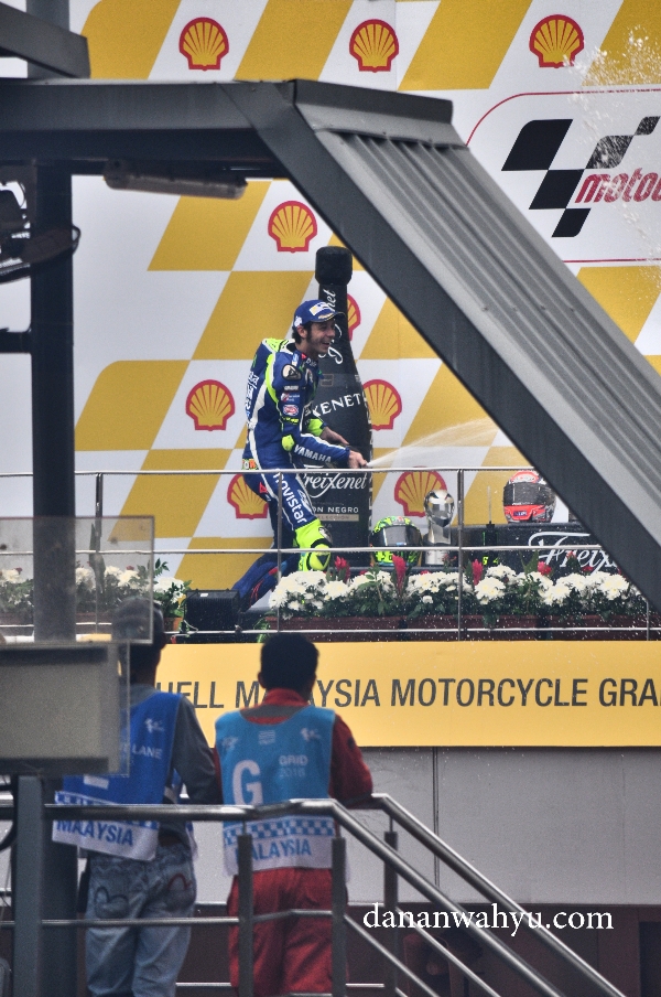 Walaupun Babang ini bukan jawara di Sepang tapi tetap pemenang di hati para penggemar setianya 