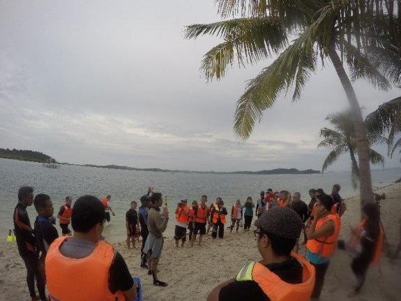 Pengarahan oleh Bang Jack sebelum piknik dimulai 