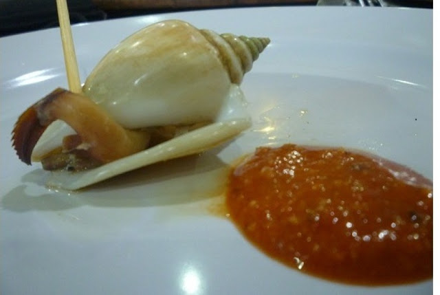 gonggong , siput laut lezat 