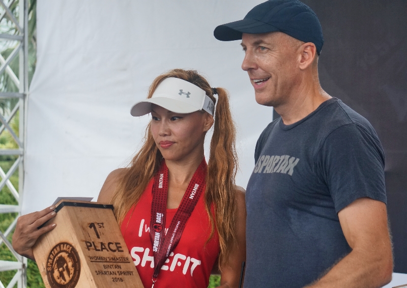 Pemenang wanita Sparta Sprint 