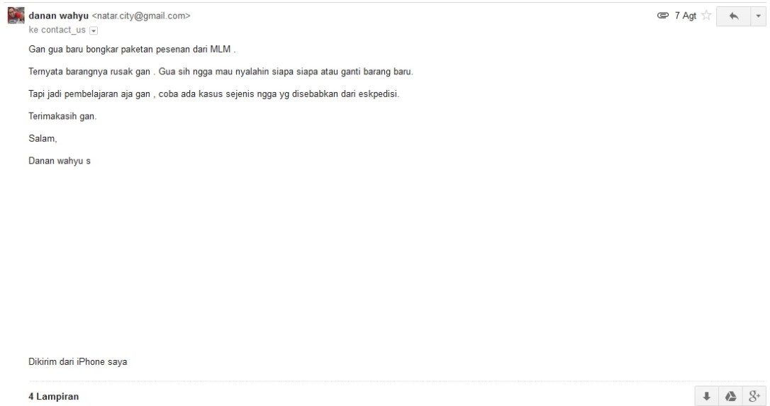 e-mail informasi ke MLM Foto 