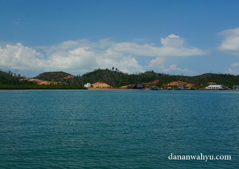 Satu area pulau Petong yang akan dibangun resor