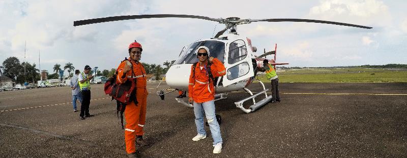 naik helikopter yuk