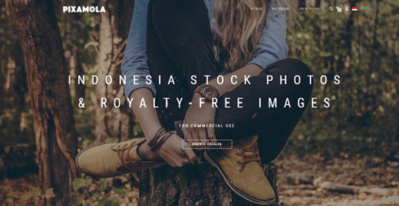Pixamola jualan foto di Indonesia 