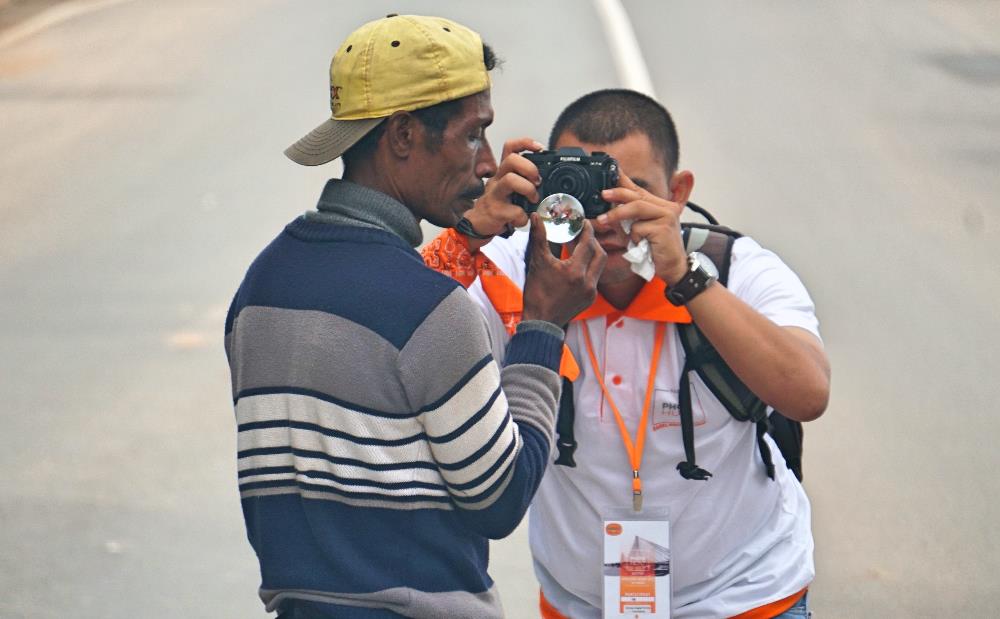 Mendadak jadi model