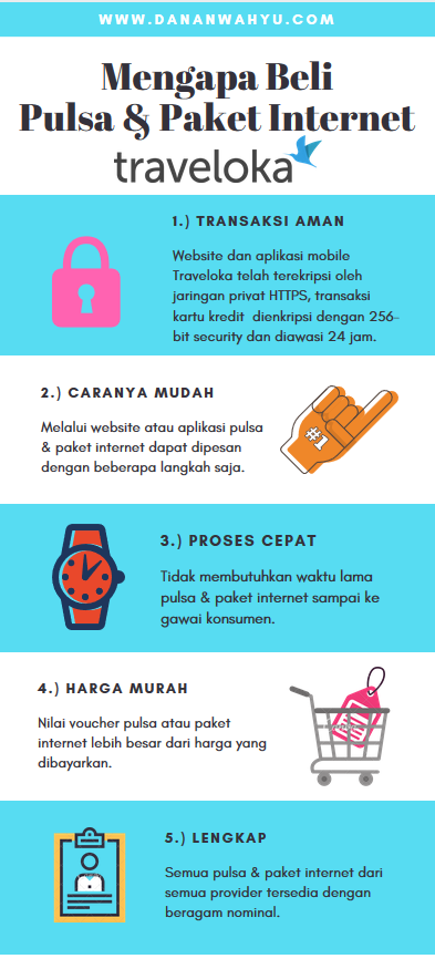 Alasan membeli pulsa & paket internet di Traveloka.